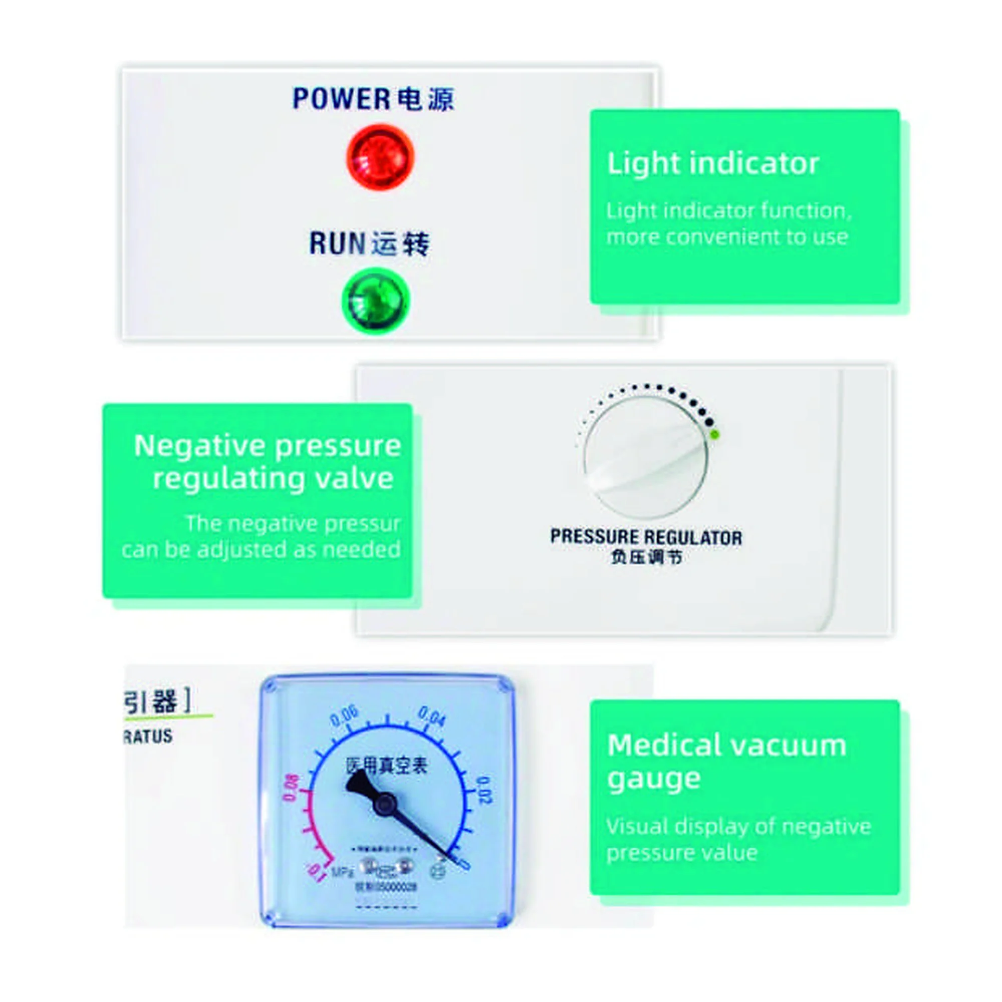 Máquina de succión portátil eléctrica Royal Meditech RSM-03